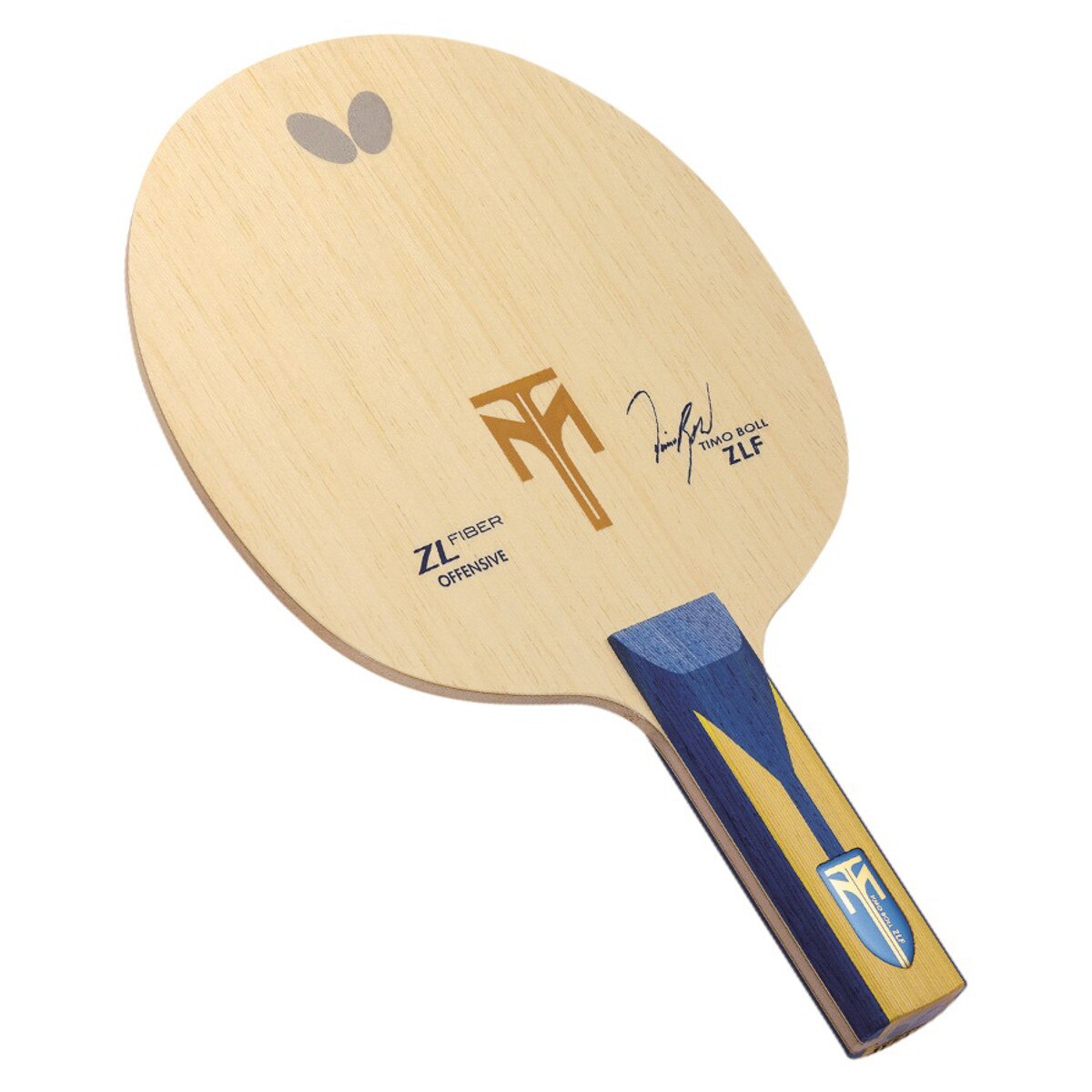 Timo Boll ZLF Blade: Straight Handle Type - Full Blade